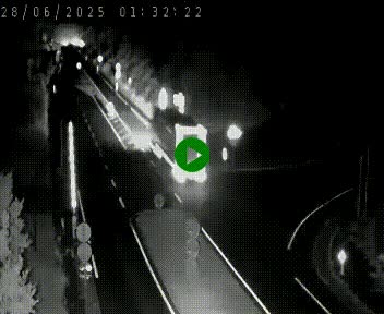 Webcam routière sur la N122 au niveau du Tunnel du Lioran. Vue de l'entrée côté Aurillac.