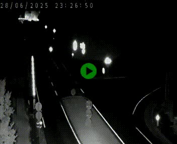 Webcam routière sur la N122 au niveau du Tunnel du Lioran. Vue de l'entrée côté Aurillac.