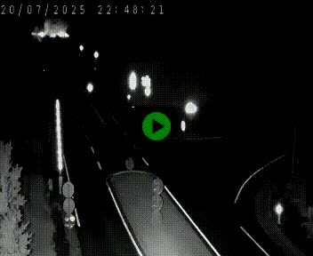 Webcam routière sur la N122 au niveau du Tunnel du Lioran. Vue de l'entrée côté Aurillac.