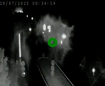 Webcam routière sur la N122 au niveau du Tunnel du Lioran. Vue de l'entrée côté Aurillac.