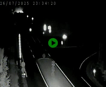 Webcam routière sur la N122 au niveau du Tunnel du Lioran. Vue de l'entrée côté Aurillac.