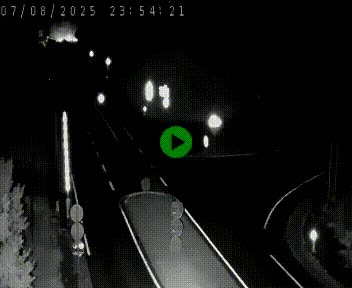 Webcam routière sur la N122 au niveau du Tunnel du Lioran. Vue de l'entrée côté Aurillac.