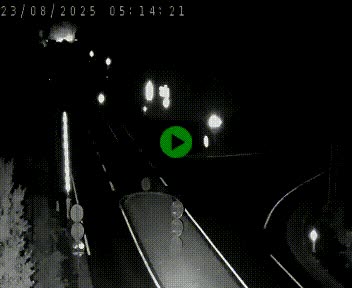 Webcam routière sur la N122 au niveau du Tunnel du Lioran. Vue de l'entrée côté Aurillac.