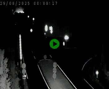 Webcam routière sur la N122 au niveau du Tunnel du Lioran. Vue de l'entrée côté Aurillac.