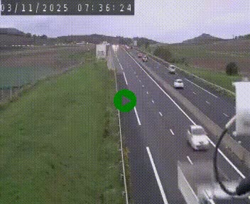 <h2>Caméra autoroute A75 à hauteur de Le Crest, en direction de Montpellier</h2>