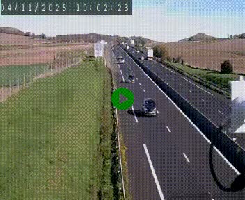 Caméra autoroute A75 à hauteur de Le Crest, en direction de Montpellier