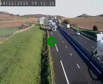 <h2>Caméra autoroute A75 à hauteur de Le Crest, en direction de Montpellier</h2>