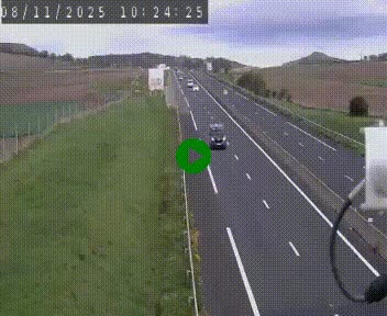 <h2>Caméra autoroute A75 à hauteur de Le Crest, en direction de Montpellier</h2>