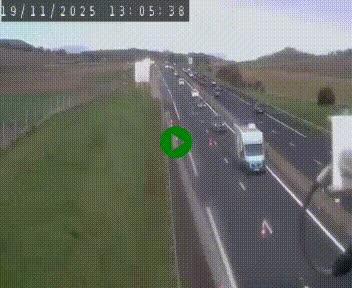<h2>Caméra autoroute A75 à hauteur de Le Crest, en direction de Montpellier</h2>
