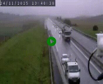 <h2>Caméra autoroute A75 à hauteur de Le Crest, en direction de Montpellier</h2>