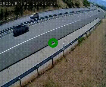 <h2>Caméra autoroutière France - A75, Engayresque, entre Millau et Séverac-le-Chateau, en direction de Montpellier</h2>