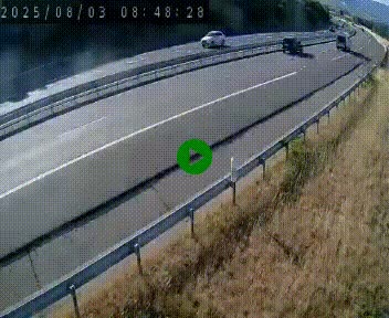 <h2>Caméra autoroutière France - A75, Engayresque, entre Millau et Séverac-le-Chateau, en direction de Montpellier</h2>