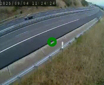<h2>Caméra autoroute A75 à hauteur de la sortie 42 (Rodez, Laissac, Aire de l'Auvergne) située sur la commune d'Auberoques, près de Sévérac-le-Château</h2>