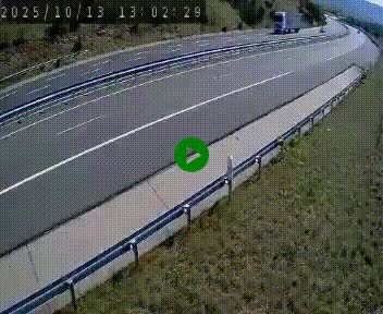 <h2>Caméra autoroutière France - A75, Engayresque, entre Millau et Séverac-le-Chateau, en direction de Montpellier</h2>