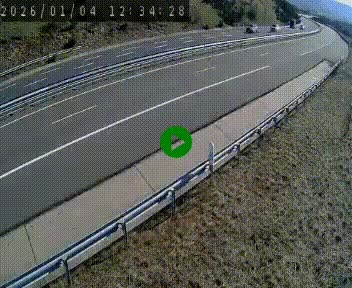 <h2>Caméra autoroutière France - A75, Engayresque, entre Millau et Séverac-le-Chateau, en direction de Montpellier</h2>