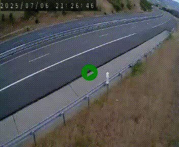 <h2>Caméra autoroutière France - A75, Engayresque, entre Millau et Séverac-le-Chateau, en direction de Montpellier</h2>
