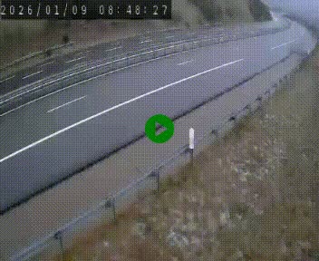 <h2>Caméra autoroute A75 à hauteur de la sortie 42 (Rodez, Laissac, Aire de l'Auvergne) située sur la commune d'Auberoques, près de Sévérac-le-Château</h2>