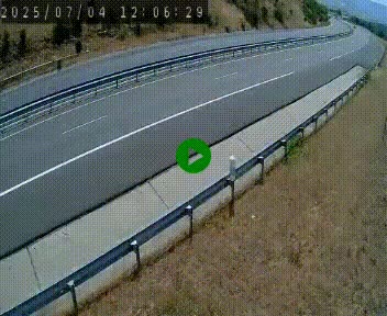 <h2>Caméra autoroutière France - A75, Engayresque, entre Millau et Séverac-le-Chateau, en direction de Montpellier</h2>