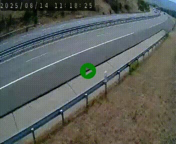 <h2>Caméra autoroutière France - A75, Engayresque, entre Millau et Séverac-le-Chateau, en direction de Montpellier</h2>