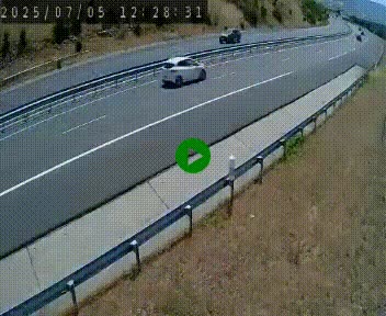 Caméra autoroute A75 à hauteur de la sortie 42 (Rodez, Laissac, Aire de l'Auvergne) située sur la commune d'Auberoques, près de Sévérac-le-Château