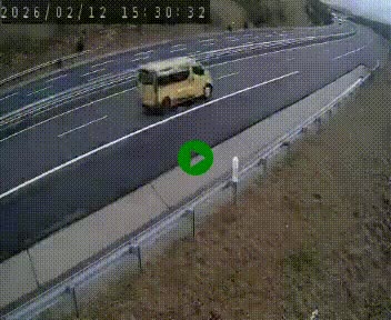 <h2>Caméra autoroute A75 à hauteur de la sortie 42 (Rodez, Laissac, Aire de l'Auvergne) située sur la commune d'Auberoques, près de Sévérac-le-Château</h2>