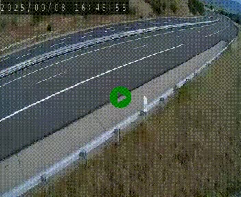 <h2>Caméra autoroutière France - A75, Engayresque, entre Millau et Séverac-le-Chateau, en direction de Montpellier</h2>