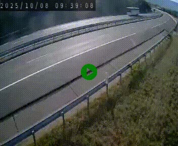 <h2>Caméra autoroutière France - A75, Engayresque, entre Millau et Séverac-le-Chateau, en direction de Montpellier</h2>