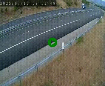 <h2>Caméra autoroutière France - A75, Engayresque, entre Millau et Séverac-le-Chateau, en direction de Montpellier</h2>