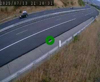 <h2>Caméra autoroutière France - A75, Engayresque, entre Millau et Séverac-le-Chateau, en direction de Montpellier</h2>