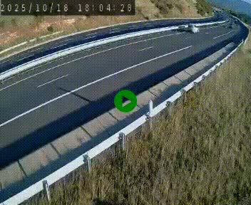 <h2>Caméra autoroutière France - A75, Engayresque, entre Millau et Séverac-le-Chateau, en direction de Montpellier</h2>