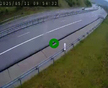 <h2>Caméra autoroute A75 à hauteur de la sortie 42 (Rodez, Laissac, Aire de l'Auvergne) située sur la commune d'Auberoques, près de Sévérac-le-Château</h2>