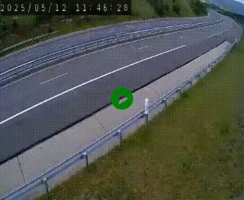 <h2>Caméra autoroute A75 à hauteur de la sortie 42 (Rodez, Laissac, Aire de l'Auvergne) située sur la commune d'Auberoques, près de Sévérac-le-Château</h2>