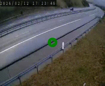 <h2>Caméra autoroutière France - A75, Engayresque, entre Millau et Séverac-le-Chateau, en direction de Montpellier</h2>