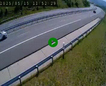 <h2>Caméra autoroutière France - A75, Engayresque, entre Millau et Séverac-le-Chateau, en direction de Montpellier</h2>