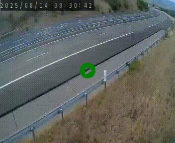 <h2>Caméra autoroutière France - A75, Engayresque, entre Millau et Séverac-le-Chateau, en direction de Montpellier</h2>