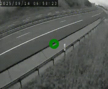 <h2>Caméra autoroutière France - A75, Engayresque, entre Millau et Séverac-le-Chateau, en direction de Montpellier</h2>