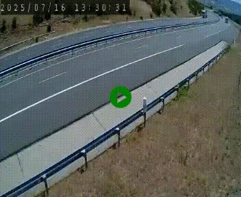 <h2>Caméra autoroutière France - A75, Engayresque, entre Millau et Séverac-le-Chateau, en direction de Montpellier</h2>