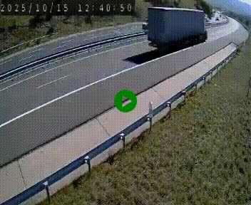<h2>Caméra autoroutière France - A75, Engayresque, entre Millau et Séverac-le-Chateau, en direction de Montpellier</h2>