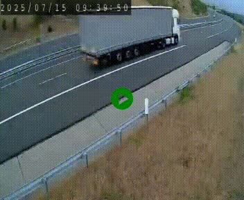 <h2>Caméra autoroutière France - A75, Engayresque, entre Millau et Séverac-le-Chateau, en direction de Montpellier</h2>