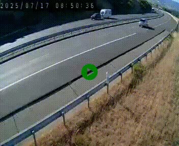 <h2>Caméra autoroutière France - A75, Engayresque, entre Millau et Séverac-le-Chateau, en direction de Montpellier</h2>