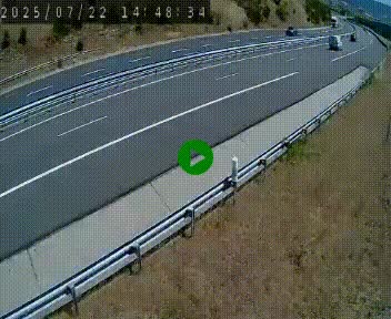 <h2>Caméra autoroutière France - A75, Engayresque, entre Millau et Séverac-le-Chateau, en direction de Montpellier</h2>