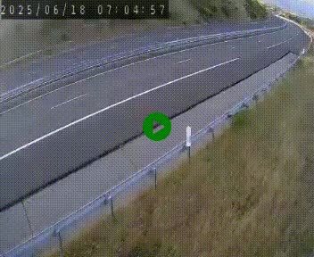 <h2>Caméra autoroute A75 à hauteur de la sortie 42 (Rodez, Laissac, Aire de l'Auvergne) située sur la commune d'Auberoques, près de Sévérac-le-Château</h2>