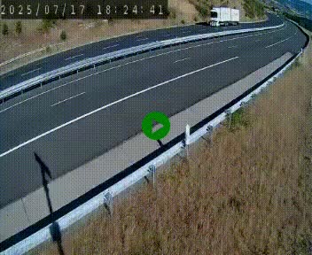 <h2>Caméra autoroutière France - A75, Engayresque, entre Millau et Séverac-le-Chateau, en direction de Montpellier</h2>