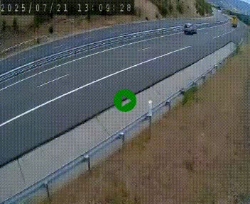 <h2>Caméra autoroutière France - A75, Engayresque, entre Millau et Séverac-le-Chateau, en direction de Montpellier</h2>
