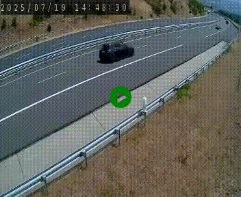 <h2>Caméra autoroutière France - A75, Engayresque, entre Millau et Séverac-le-Chateau, en direction de Montpellier</h2>