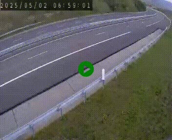 Caméra autoroutière France - A75, Engayresque, entre Millau et Séverac-le-Chateau, en direction de Montpellier