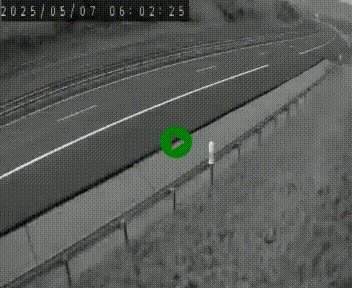Caméra autoroutière France - A75, Engayresque, entre Millau et Séverac-le-Chateau, en direction de Montpellier