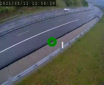 Caméra autoroutière France - A75, Engayresque, entre Millau et Séverac-le-Chateau, en direction de Montpellier