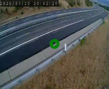 Caméra autoroutière France - A75, Engayresque, entre Millau et Séverac-le-Chateau, en direction de Montpellier