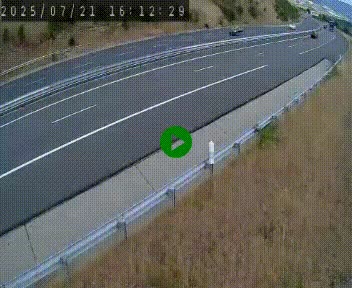 Caméra autoroutière France - A75, Engayresque, entre Millau et Séverac-le-Chateau, en direction de Montpellier